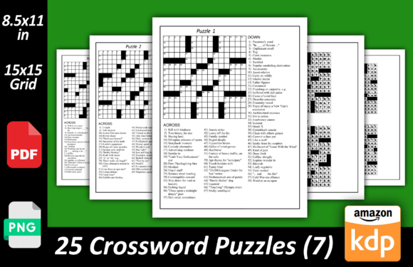 25 Crossword Puzzles 7: Creative Uses for Publishers