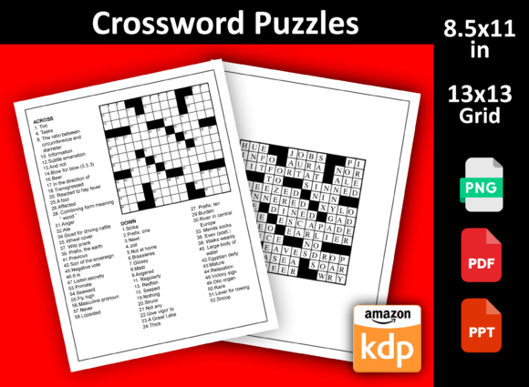 Crossword 18: A Ready-Made Puzzle Interior for KDP