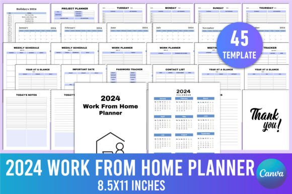 Editable 2024 Work from Home Planner KDP: A Practical Look at Customization and Fit