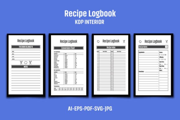 How a Recipe Logbook KDP Interior Opens Doors for Every Kind of Food Creator