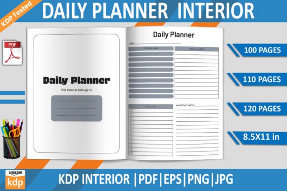 Simplify Your Self-Publishing Journey with a Premium Daily Planner KDP Interior Template