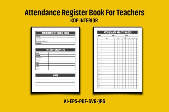 Smart Attendance Register Book for Teacher KDP Publishing