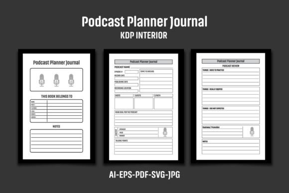 Streamline Your Publishing With a Podcast Planner Journal KDP Interior