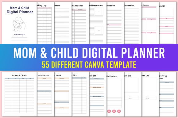 The Customized Mom Child Digital Planner: A Thoughtful Approach to Family Organization