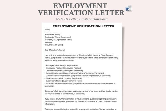 The Strategic Value of an Employee Verification Letter in Modern HR Operations