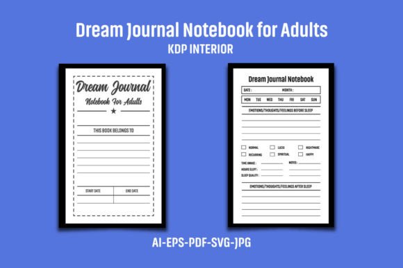 Unlocking the Potential of Dream Journal Notebook KDP Interiors for Self-Publishers
