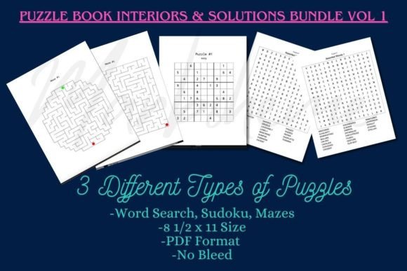 Versatile Puzzle Book Interior Bundle: Avoid the Common Pitfalls Before You Publish